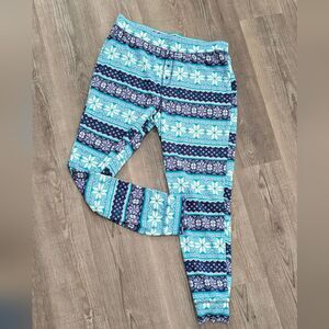 Sonoma christmas print longer pants new womens size large